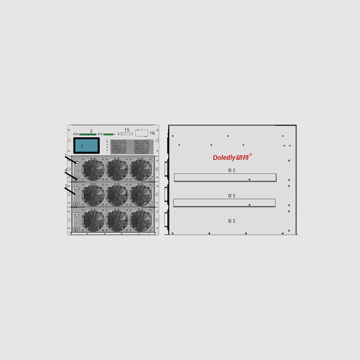 高频内嵌式模块机MTR系列30-200KVA
